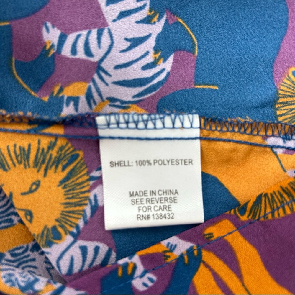 Modcloth Vibrant Animal Print Tank Top - Lions and Tigers and Bears - Picture 4 of 5